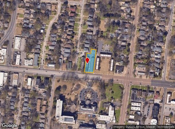 1796 Poplar Ave, Memphis, TN Parcel Map