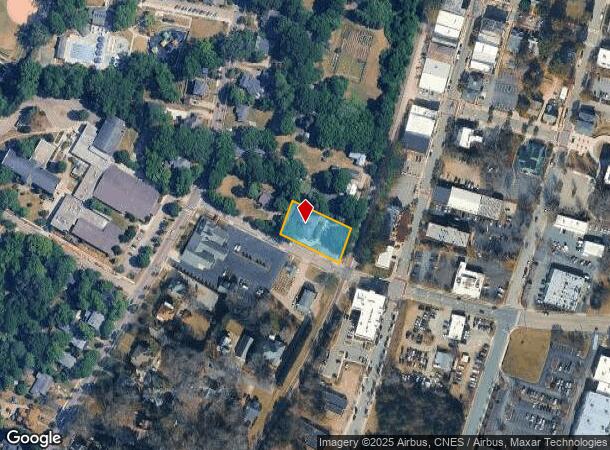  127 Elm Ave, Wake Forest, NC Parcel Map