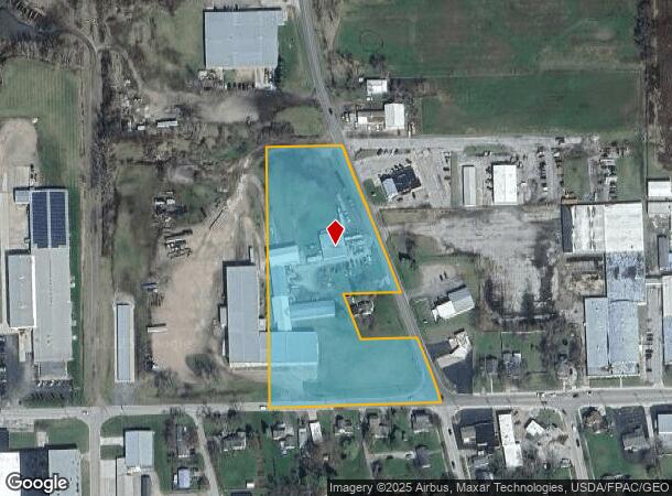 1043 N Ottokee St, Wauseon, OH Parcel Map