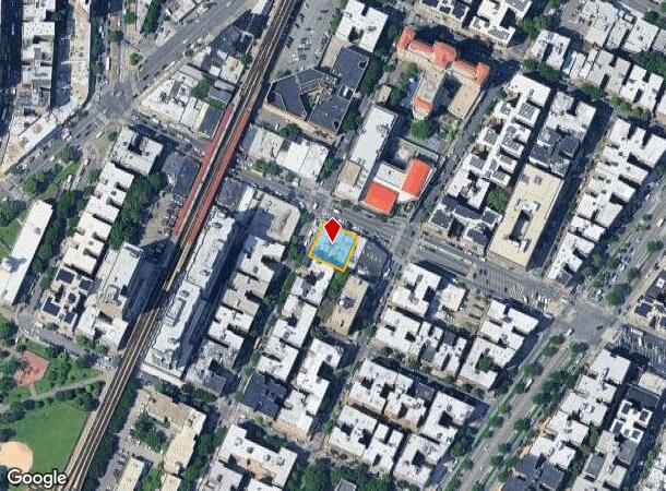  70 E 167Th St, Bronx, NY Parcel Map