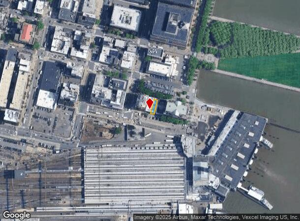 16 Hudson Pl, Hoboken, NJ Parcel Map