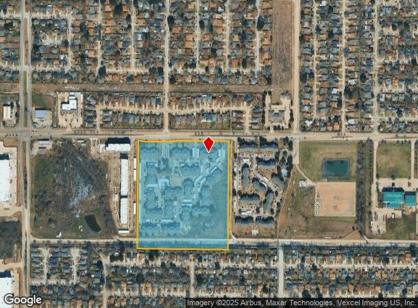  2000 E Mayfield Rd, Arlington, TX Parcel Map
