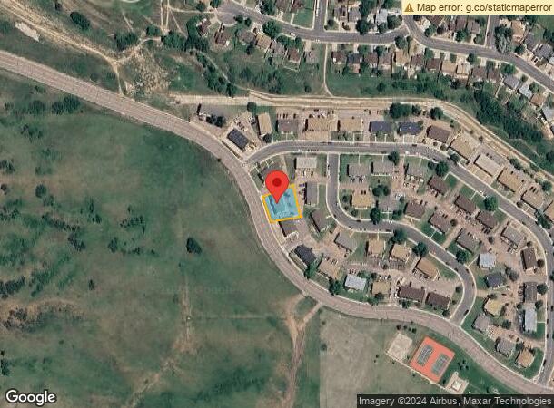  2480 Allegheny Dr, Colorado Springs, CO Parcel Map