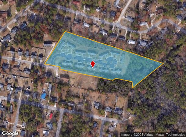  300 Sugar Bush Ln, Fayetteville, NC Parcel Map