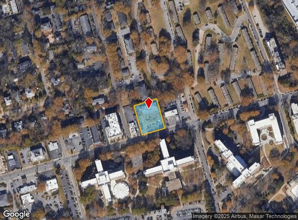  360 Baxter St, Athens, GA Parcel Map