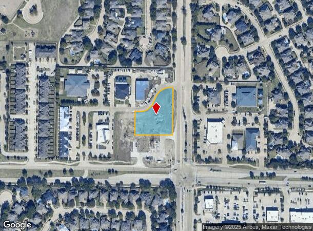  1247 N Alma Dr, Allen, TX Parcel Map