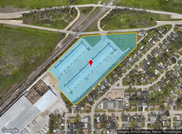  3550 E Long Ave, Fort Worth, TX Parcel Map