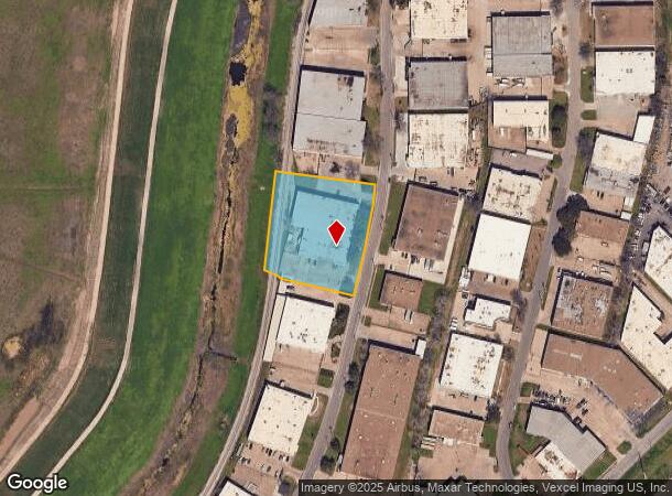 1275 Round Table Dr, Dallas, TX Parcel Map