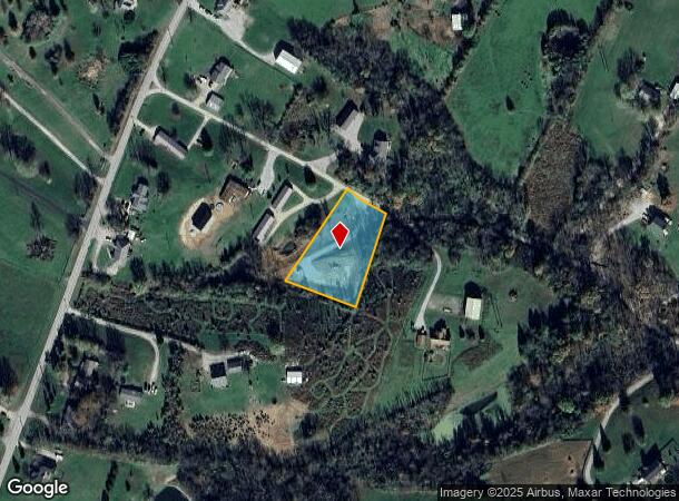 101 Yoder Station Rd, Taylorsville, KY Parcel Map