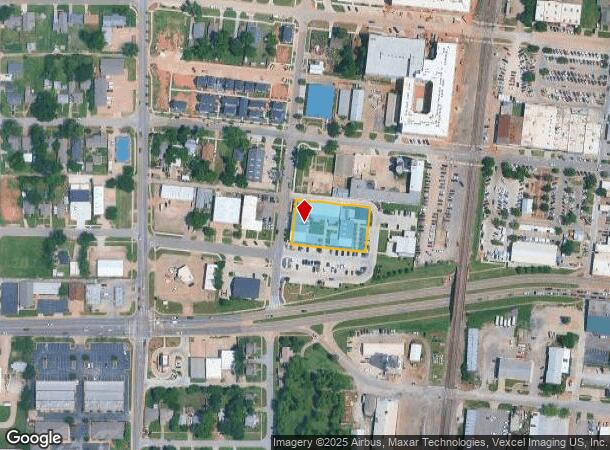 129 W 2Nd St, Edmond, OK Parcel Map