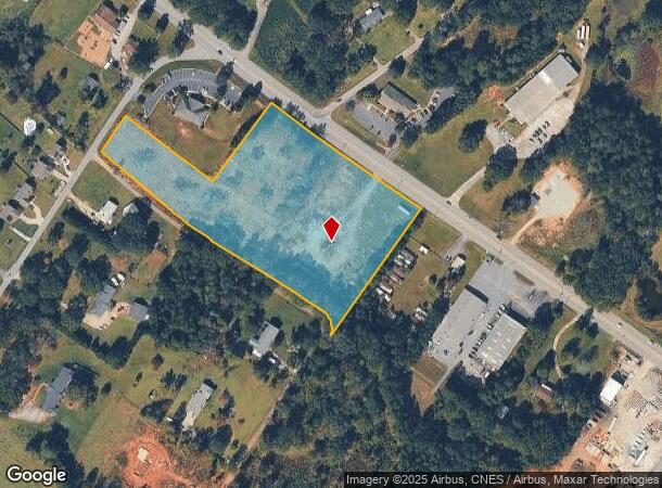  1641 Gentry Memorial Hwy, Easley, SC Parcel Map