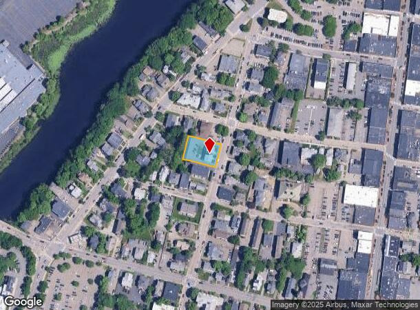 47 Adams St, Waltham, MA Parcel Map