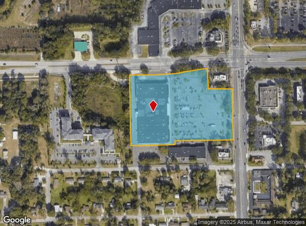  1466 N Woodland Blvd, Deland, FL Parcel Map