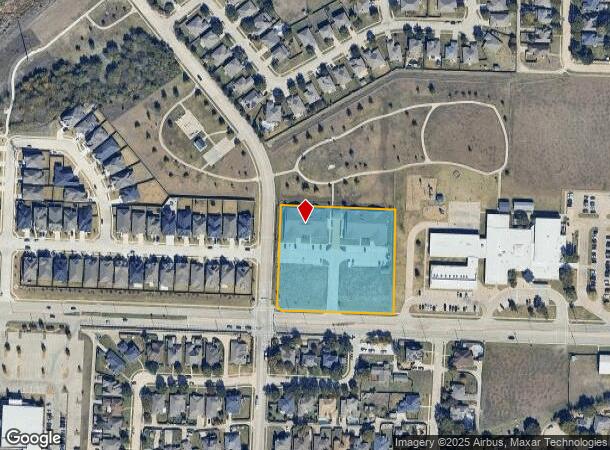  800 W Brown St, Wylie, TX Parcel Map