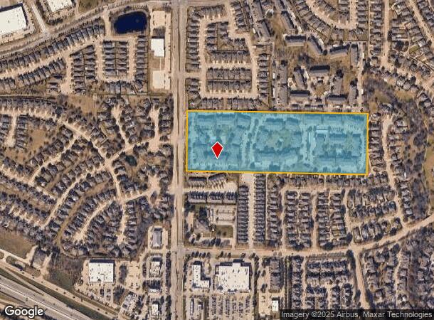  2801 Denton Tap Rd, Lewisville, TX Parcel Map