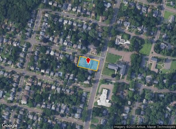  1834 Whitney Ave, Hamden, CT Parcel Map