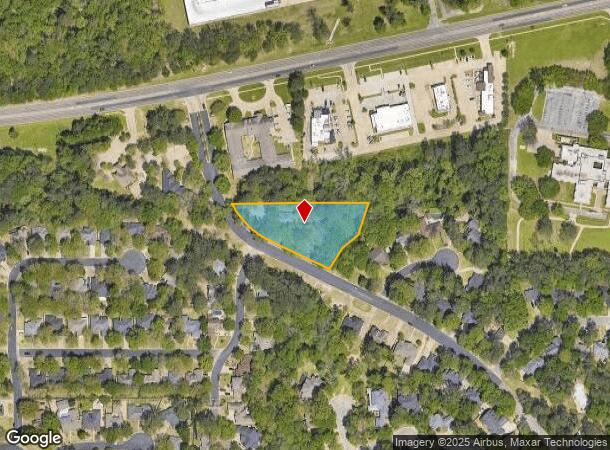  3316 Woods Blvd, Tyler, TX Parcel Map