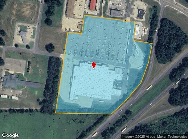 2400 N Hervey St, Hope, AR Parcel Map