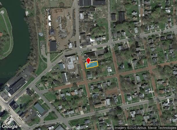 712 Monroe St, Jamestown, NY Parcel Map