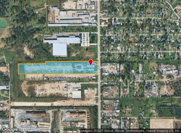  4615 Oates Rd, Houston, TX Parcel Map