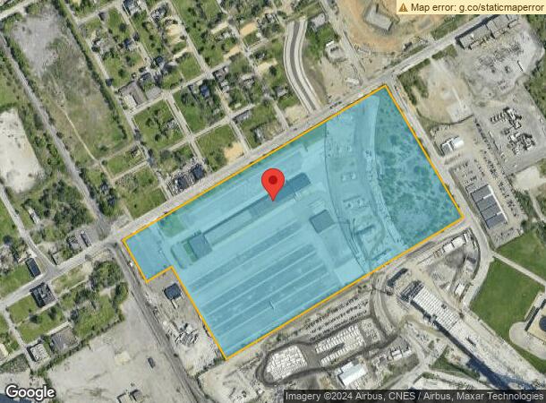  7701 W Jefferson Ave, Detroit, MI Parcel Map