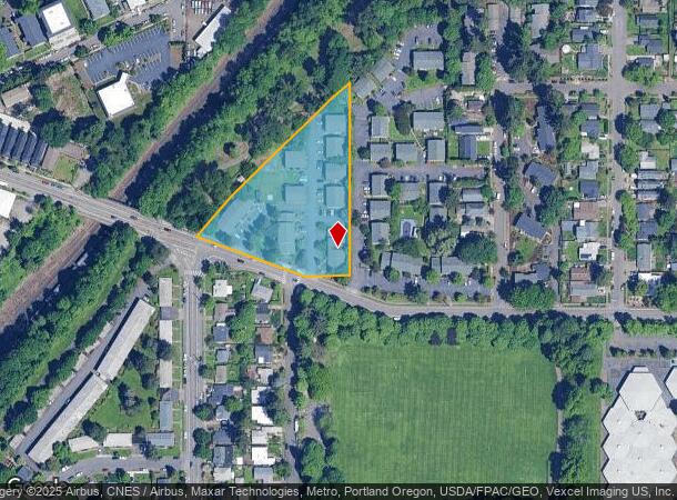  5943 N Fessenden St, Portland, OR Parcel Map