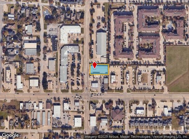 120 N Dooley St, Grapevine, TX Parcel Map