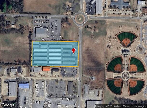 1325 Museum Rd, Conway, AR Parcel Map