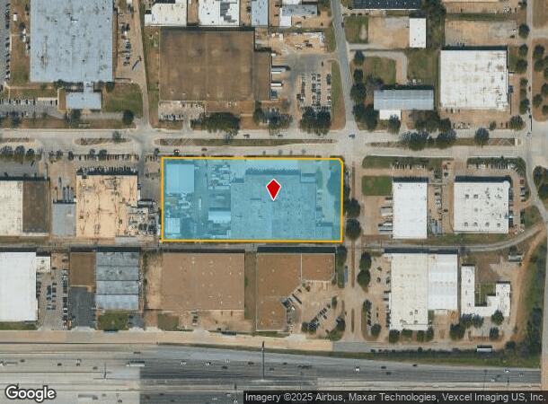  1000 Avenue H E, Arlington, TX Parcel Map