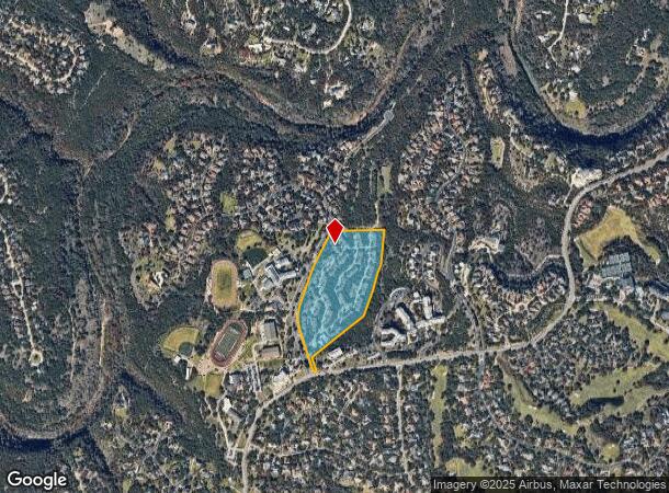  2716 Barton Creek Blvd, Austin, TX Parcel Map