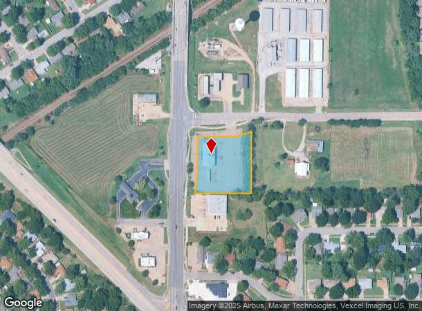 1300 N Rock Rd, Mulvane, KS Parcel Map