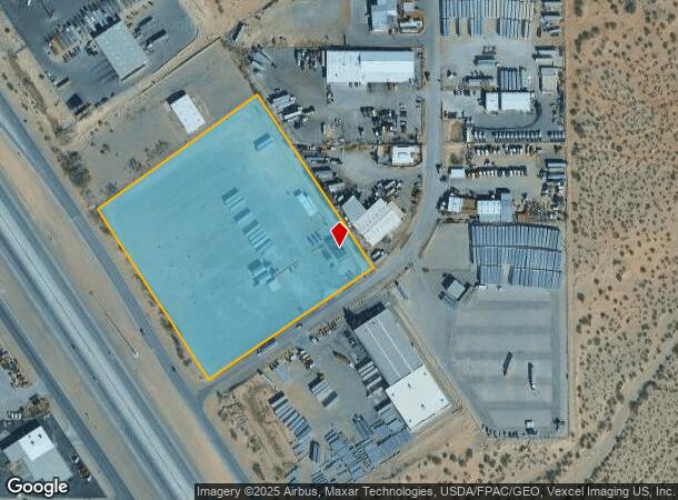 W Gateway Blvd, Socorro, TX Parcel Map