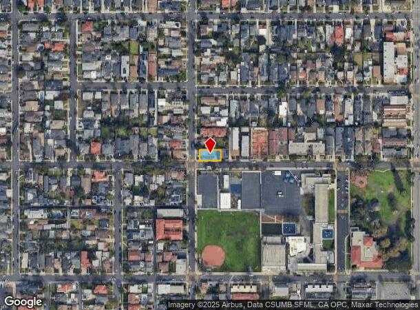  702 Virginia St, El Segundo, CA Parcel Map