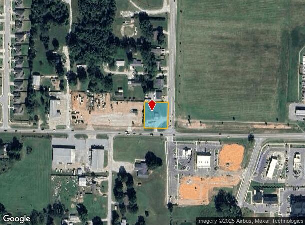 624 Slack St, Pea Ridge, AR Parcel Map