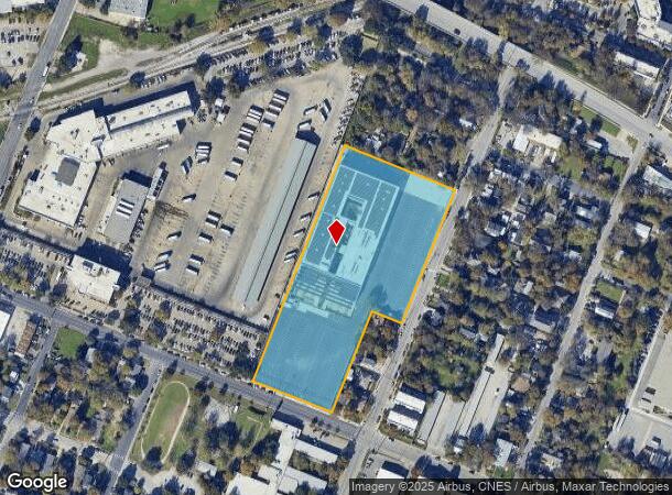  618 E Tillery St, Austin, TX Parcel Map