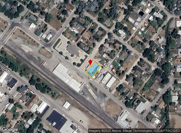 301 N Railroad Ave E, Manhattan, MT Parcel Map