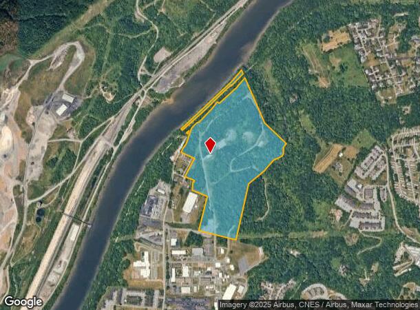 Collins Ferry Rd, Morgantown, WV Parcel Map