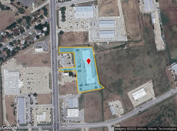  1710 S Colorado St, Lockhart, TX Parcel Map