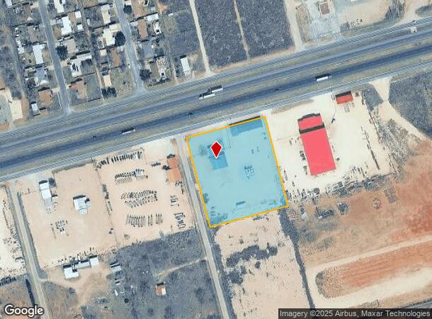  9500 S Service Rd, Coahoma, TX Parcel Map