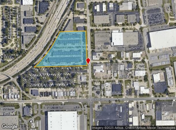  25153 Dequindre Rd, Madison Heights, MI Parcel Map