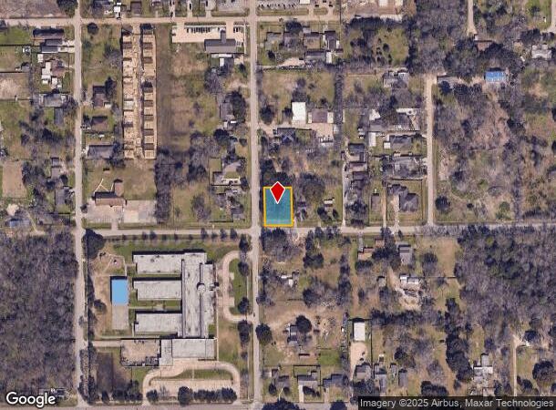 201 Danfield Dr, Houston, TX Parcel Map