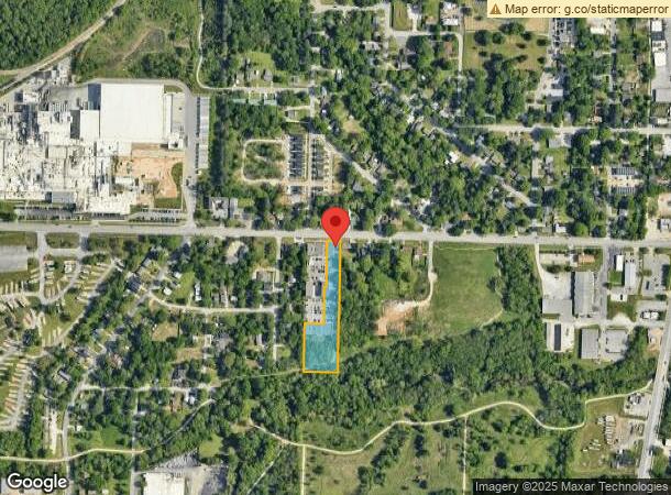  735 W 15Th St, Fayetteville, AR Parcel Map