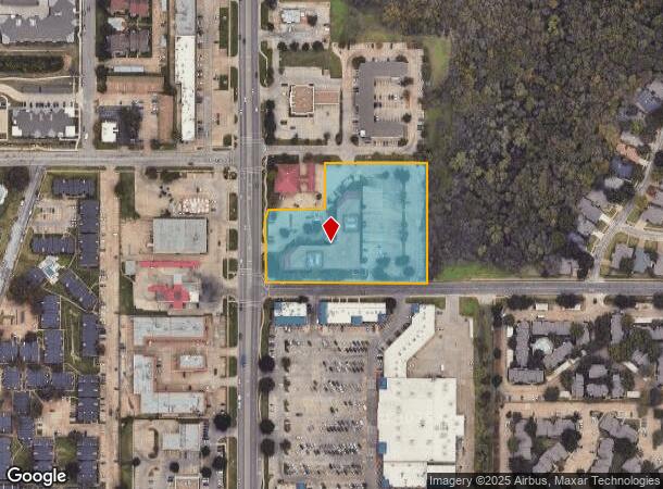  2201 N Collins St, Arlington, TX Parcel Map