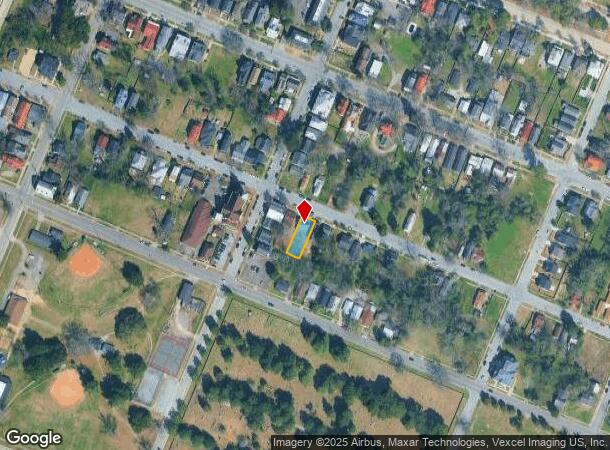  258 Walker St, Augusta, GA Parcel Map