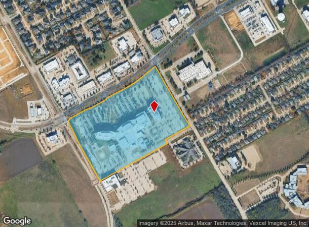  2800 E Broad St, Mansfield, TX Parcel Map
