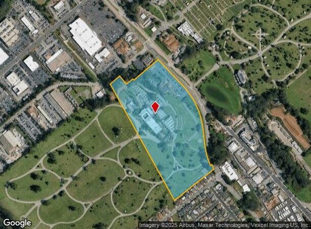  1370 El Camino Real, Colma, CA Parcel Map