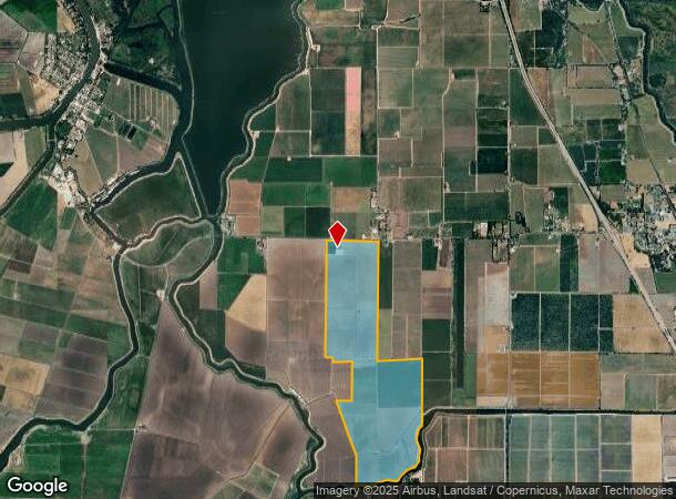  12500 W Walnut Grove Rd, Thornton, CA Parcel Map