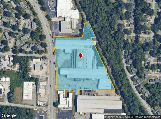 1431 S Elm Eugene St, Greensboro, NC Parcel Map