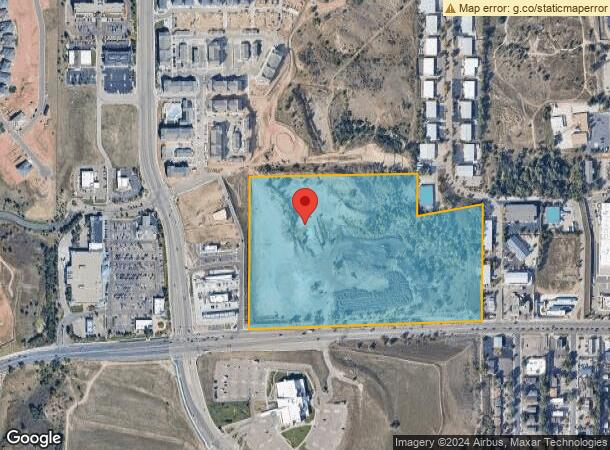  1300 W Fillmore St, Colorado Springs, CO Parcel Map