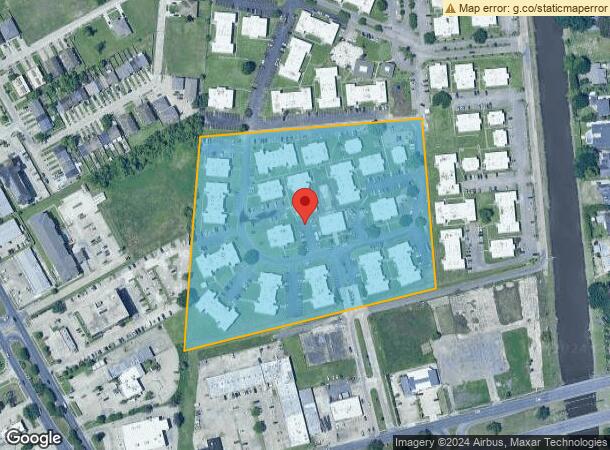  1500 Lorene Dr, Harvey, LA Parcel Map